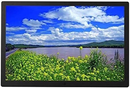 JvFbjLF Cornice for Album Fotografico elettronico in Metallo da 17,1 Pollici, Cornice for Foto Digitale ad Alta Definizione(Black)