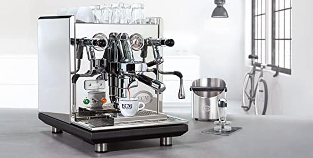 ECM 89415 - Prensador de café (con regulador de presión, aluminio pulido)