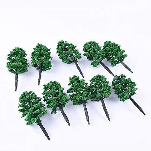 DIY Sand Table Garden Landscape Tree Finished Model Tree 11cm1 Pack - Green