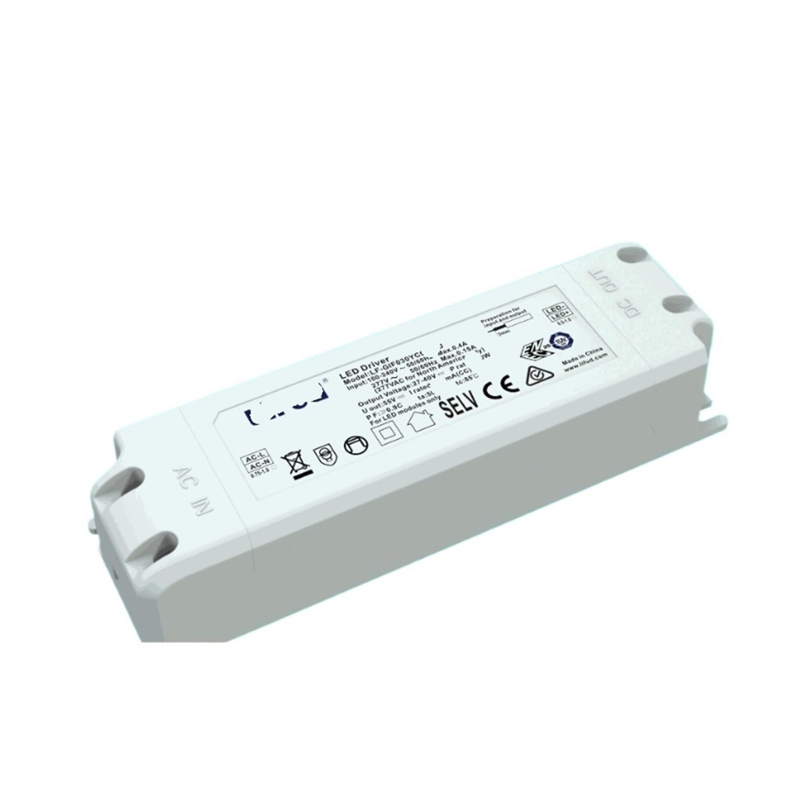 Alimentation LED pilote à courant constant pour corriger le clignotement des panneaux de plafond