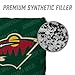 YouTheFan Officially-Licensed NHL Minnesota Wild Set of 4 Cornhole Bags - All Weather Regulation 6” x 6” Size - 16oz Weight - Designed in USA