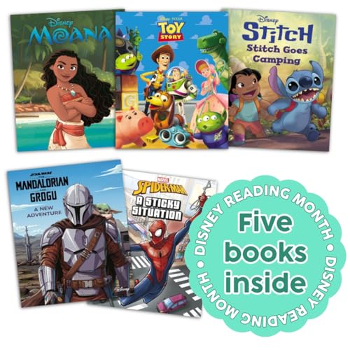Disney Reading Collection: Five storybooks featuring Stitch, Moana, Spider-Man and more to celebrate Disney Reading Month!