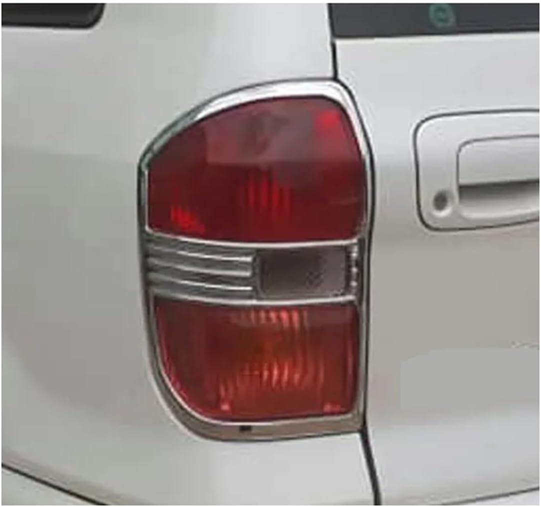 Chrome Tail Lamp Trim Rear Light Cover Compatible For Toyota Rav4 2001 2002 2003 2004 2005 Rav 4 Accessories Tail Lamp Hood Car Part Ycsunz