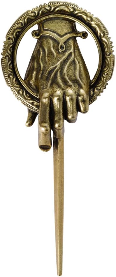 Game of Thrones Hand of the King Pin - 11.5cm Golden Brooch Pin - Officially Licensed - By The Noble Collection