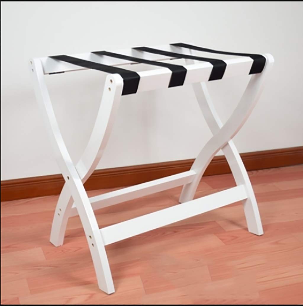 MSHGSKU Luggage Racks Wooden Luggage Rack X Fold Hotel Luggage Rack Luggage Rack Luggage Suitcase Floor Storage Shelf/B,D