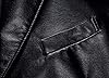 Men's Leather Jacket Spring and Autumn Winter Blazer lapel PU Faux Leather Suit Coats Motorcycle Jacket Button Smart Casual Biker Style Jacket,Black,XXXL #1