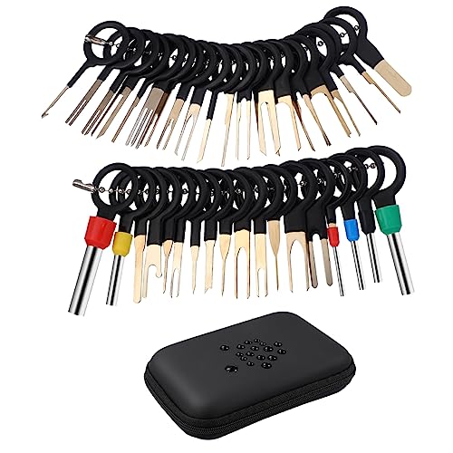 Kit de retrait des bornes 76 pièces en acier inoxydable durable avec étui portable compact