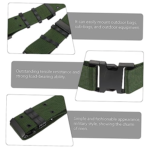 1Pc Durable Outdoor Hunting Belt Heavy Duty Waist Belt for Camping Hiking and Sports Utility Waist Belt for Men Versatile for Work and Casual Wear3