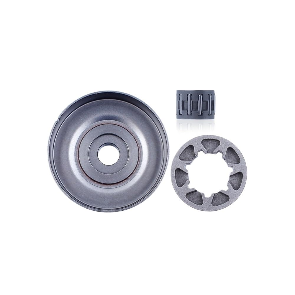 Kit de cojinete de Agujas de Rueda Dentada de Tambor de Embrague de Cadena de 7 Dientes 325 Compatible con Motosierra MS170, MS180, MS210, MS230, MS250 023, 025 y 018