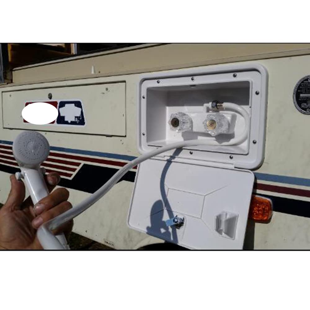 RV Caja de ducha exterior rociador rápido y manguera kit de manguera para accesorios de de autocaravana