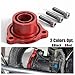For BEVINSEE Atmospheric Blow-off Valve Spacer Adapter for audi A3 8V A4 B9 A5 8W TT S3 RS3 for vw for golf Mk7/7.5 for GTI/R 1.8T 2.0T(Red)