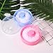 Arroyner 2Pcs Baby Body Cosmetic Powder Puff Body Powder Puff and Container Case (Pink and Blue) (2pcs)