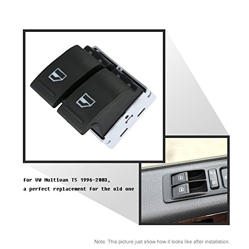 Yorten Interruptor elétrico da janela do carro do lado do motorista Interruptor levantador da janela