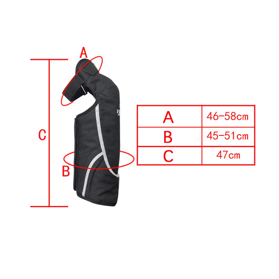 AKT Ginocchiere per Moto Ginocchiera Invernale Calda Ginocchiere Spesse Design Riflettente per Motocross Sciare Skateboard