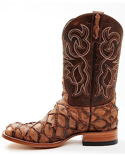 Cody James Men's Pirarucu Exotic Boot Broad Square Toe - Bbme0393