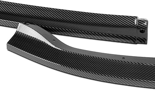 Miniatura 7 de Q1-TECH - Difusor de 9 piezas para parachoques delantero y falda lateral, compatible con Subaru Impreza WRX STI 2011, 2012, 2013, 2014, alerón