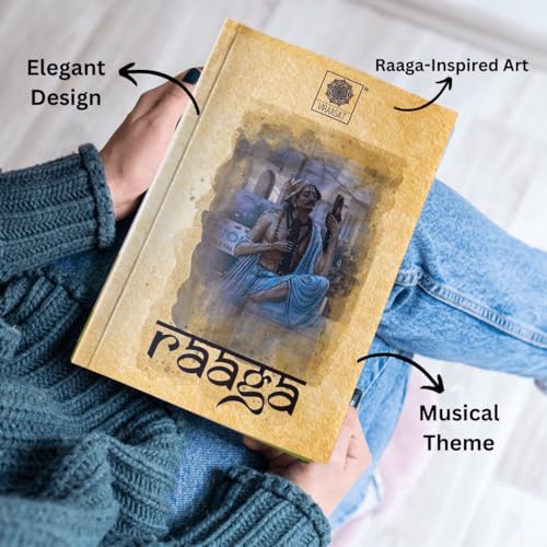 Image of RAAGA DIARY No Ink-Bleed | Hard-bound | Journal | Planner | Gifts for Men | Gifts for girls | Travel Diary