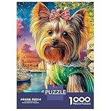 🌸【Une pièce mémorable】 : faites plaisir et défiez votre famille et vos amis en reconstituant cet incroyable puzzle de Yorkie in town 1000 pièces. Ramenez à la maison des heures de plaisir et de divertissement que tout le monde appréciera.