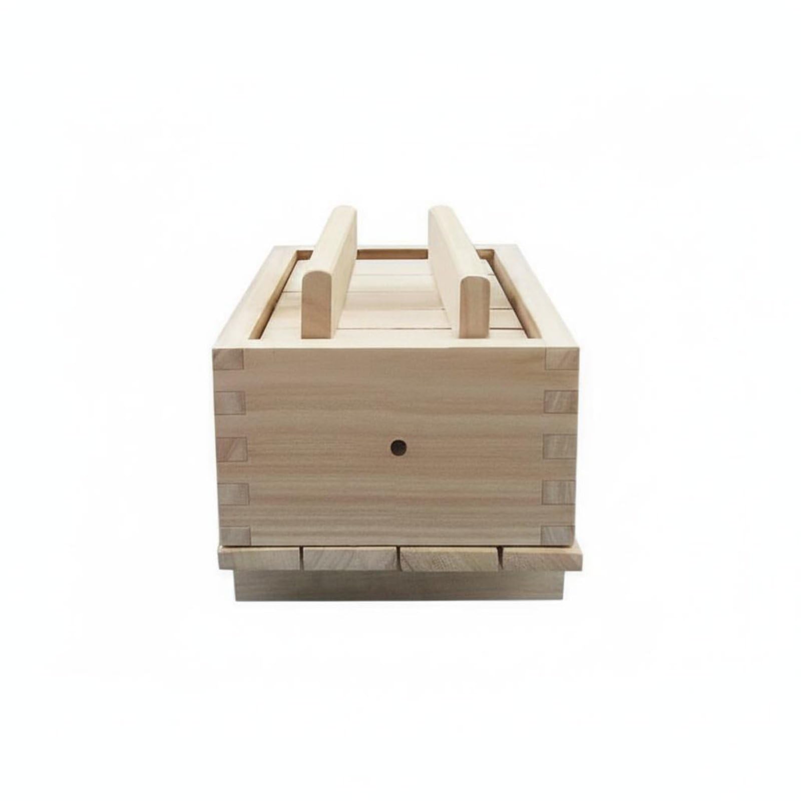 DIY Wooden Tofu Press Easy to Use Tofu Mold Box Bean Curd Creator for Home Cooks, Beginners, 1A No Pressure Bar-image-45