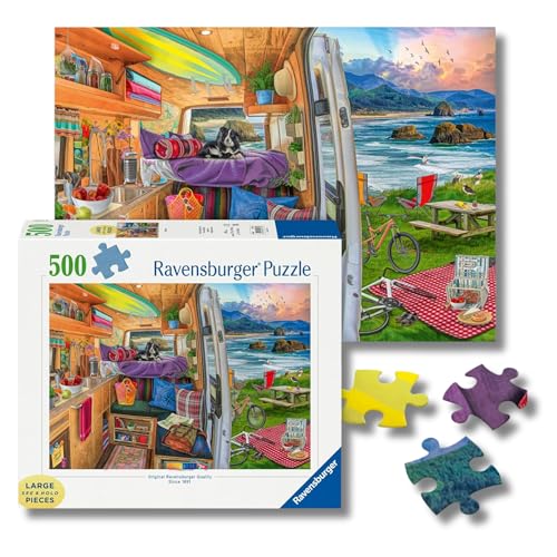 Ravensburger - Puzzle 500 Piezas Rigs Views | Rompecabezas Adultos | 70x50 Cm | Puzzle 500 Piezas Adultos | Ravensburger Puzzle | Ideas Regalo