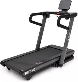 Esteira Elétrica Profissional KHT - M5-4HP Dobrável com Inclinação Automática e Declive – Painel LED e Suporte até 150kg - 110V