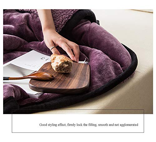 Couvertures chaudes automne hiver pour lit double argenté