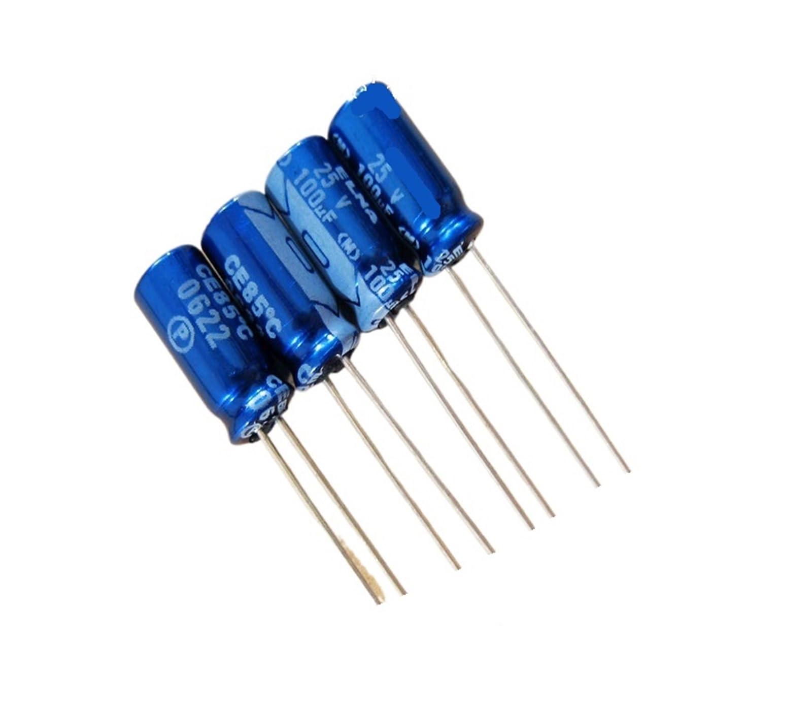 BALYDLUL 30PCS/50PCS RE3 series 100uF/25V electrolytic capacitor(50PCS)