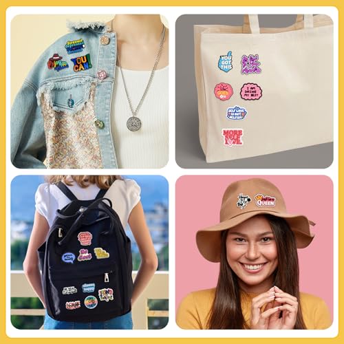 Image of Cute Pins Bulk,Funny Backpack Pin Lapel Badge Pins Set for Jackets,Hats