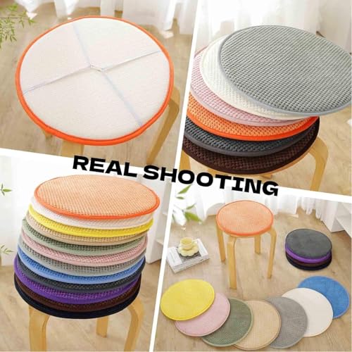 Coussin rond pour tabouret lavable qui ne glisse pas - 8