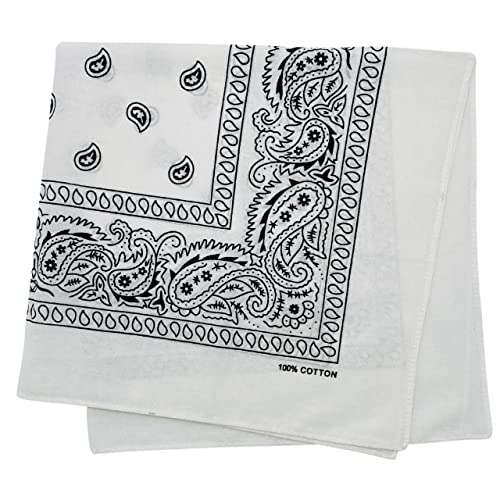 image for MDSTYLE 100% Cotton Bandana for Men & Women 22