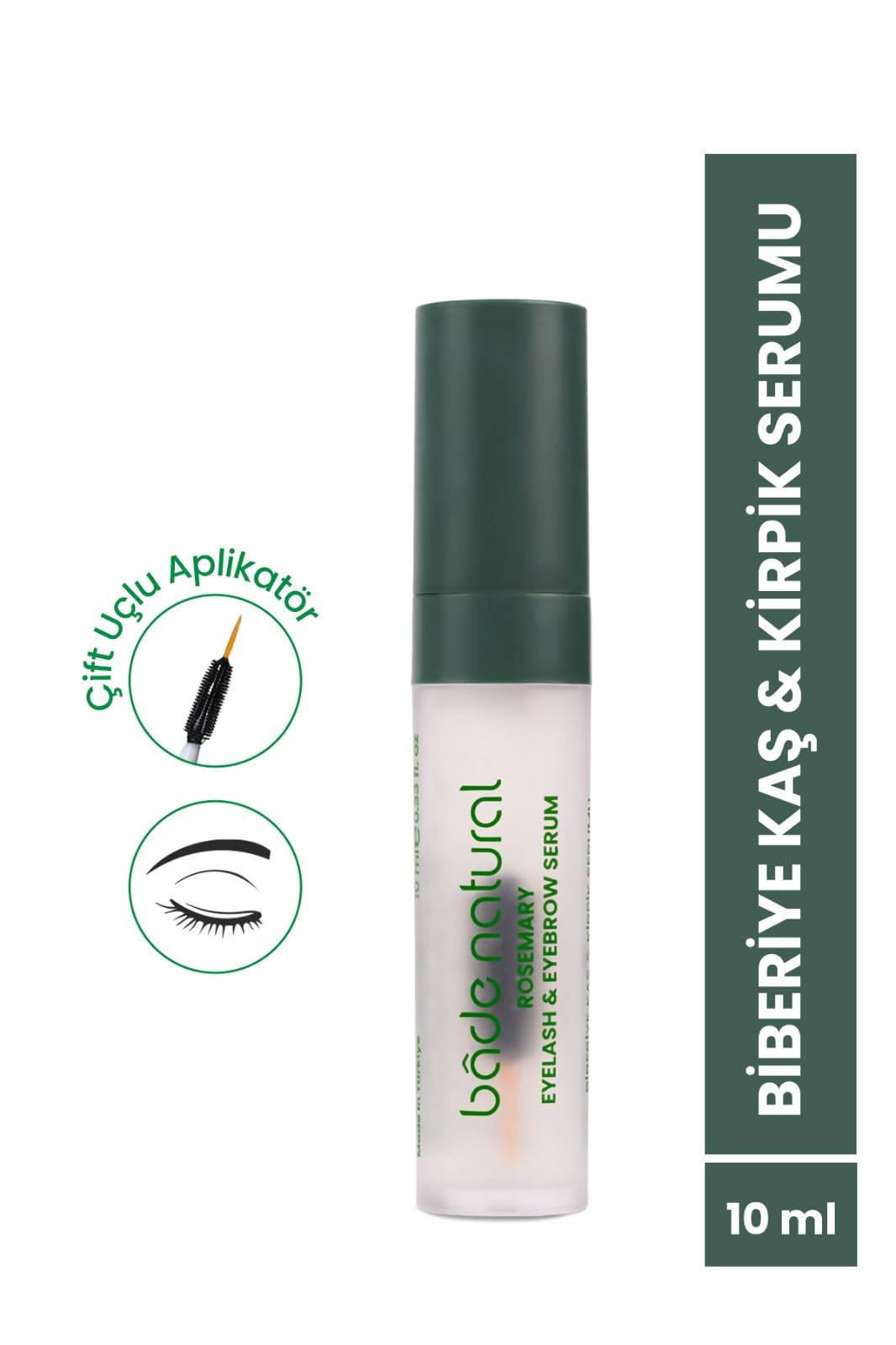 Bade Natural Biberiye Yağı Kaş Kirpik Bakım Serumu 10 ml
