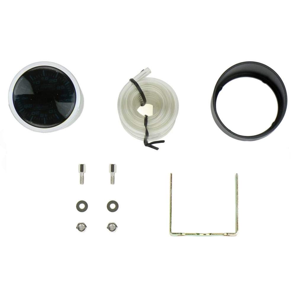 Prosport Gauges Performance Series Amber/White 52mm Mechanical Boost Gauge Kit