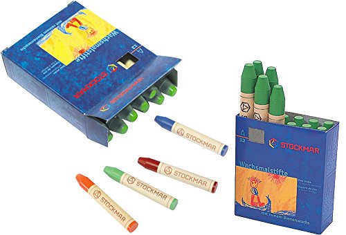 Preisvergleich Produktbild Stockmar 330-11 - Wachsmalstifte, 12 Stück, blauviolett