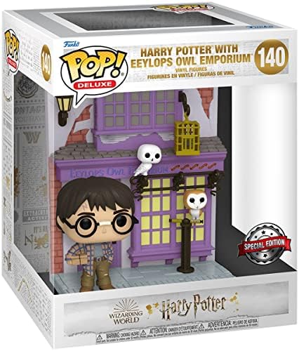 HARRY POTTER with Eeylops Owl Emporium (Pop! Deluxe) Vinyl Figur 140 Unisexe Super Pop! Standard HARRY POTTER with Eeylops Owl Emporium (Pop! Deluxe) Vinyl Figur 140 Unisexe Super Pop! Standard | Pop Harry Potter | 1 HARRY POTTER with Eeylops Owl Emporium (Pop! Deluxe) Vinyl Figur 140 Unisexe Super Pop! Standard | Pop Harry Potter