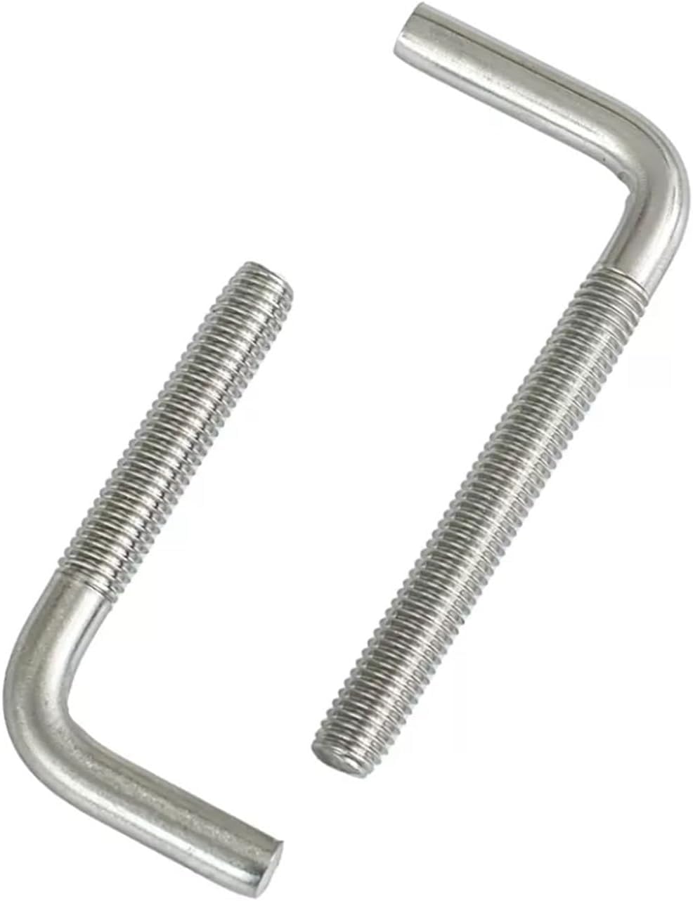 L-förmiger Rechtwinkliger Ankerbolzen, 10 Stück 1/2/5/s 304 Edelstahl 7 / L-förmiger Rechtwinkliger Ankerbolzen M4 M5 M6 M8 M10 M12, One Color, M4X100