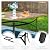 Sophia & William 9 Pieces Patio Dining Set for 8, Square Outdoor Table with Umbrella Hole, 8 Rattan Chairs with Cushions, Large Patio Table and Chairs Set