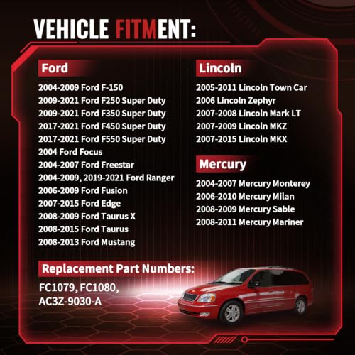 Image of Gas Cap Fuel Cap FC1079 for 2003-2021 Ford F150 F250 F350 F450 F550 Focus Fusion Edge Ranger Taurus Lincoln Mark LT MKX MKZ Zephyr Town Car Mercury Mariner Milan Sable Monterey