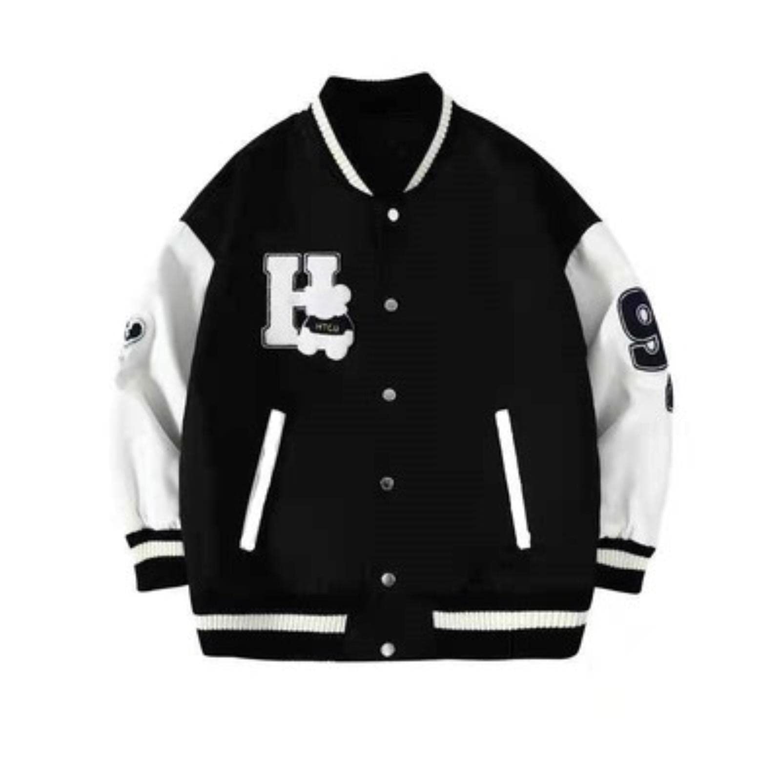 ZXCL High Street Baseball Jackets Women Patchwork Little