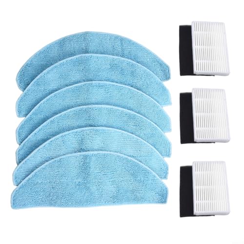 Vacuum Filter Sweeper Accessories Filter Filter Rag Kit Robotic Vacuum Cleaner Replacement Parts Accessories For Conga 7490 Immortal 8290 Immortal Parts And Accessories For Effective Cleaning(A)