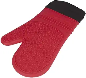 Mor - Luva Térmica de Silicone Manga Longa com Forro Vermelha