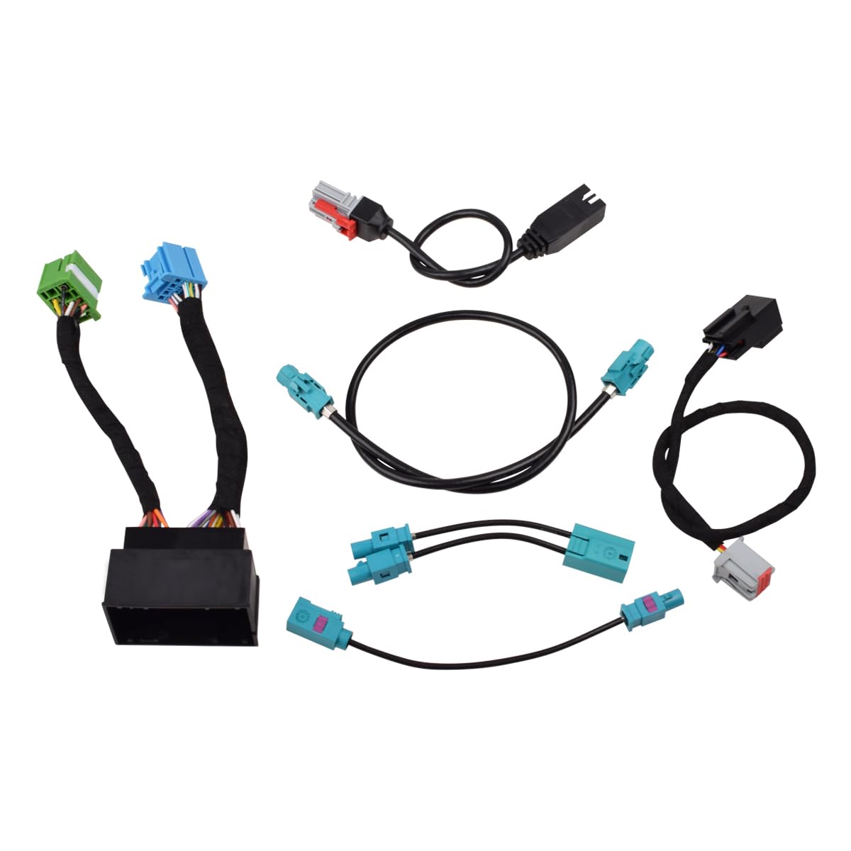 Photo 1 of 12-Inch Uconnect 5 Upgrade Wiring Harness Only for Select 2019-2024 Ram 1500 2500 3500, 5-Inch Radio or 8.4-Inch Uconnect 4/4C, 6-Cable Adapter Set