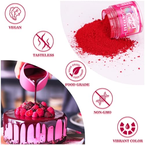 Image of Oil Based Food Coloring Powder for Chocolate - 3 Colors Vibrant Edible Food Dye, Food Coloring Powder for Oil Based, Cake Decorating, Chocolate Melts,Candy Melts, DIY Crafts - 9 Gram