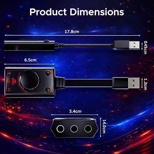 Ant Esports 7.1 USB Gaming Sound Card - Image 4
