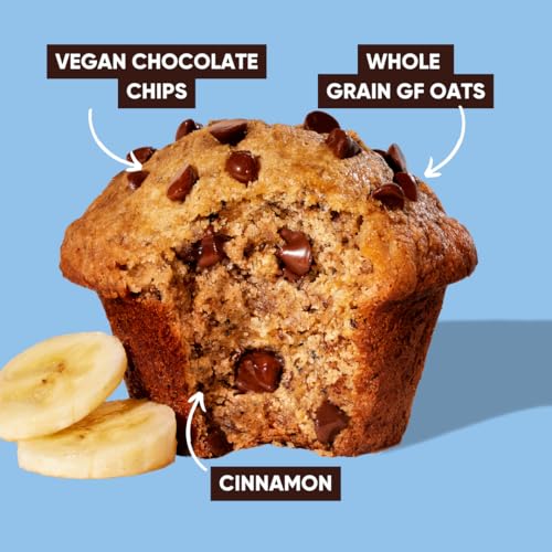 GoNanas Chocolate Chip Oat Flour Banana Bread Mix, Suitable for Plant Based Vegan Diets, Gluten Free Dairy Free Snacks, Healthy Snacks For Adults, Muffin Mix, Nut Free, Cupcakes Dessert, NON-GMO, 1pk - Thumbnail 3