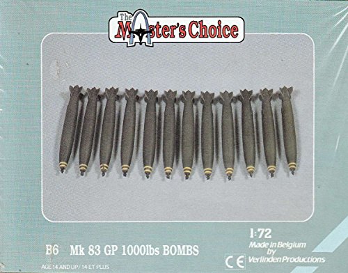 VERB6 1:72 Verlinden Mk 83 GP 1000lb Bombs [MODEL KIT ACCESSORY]