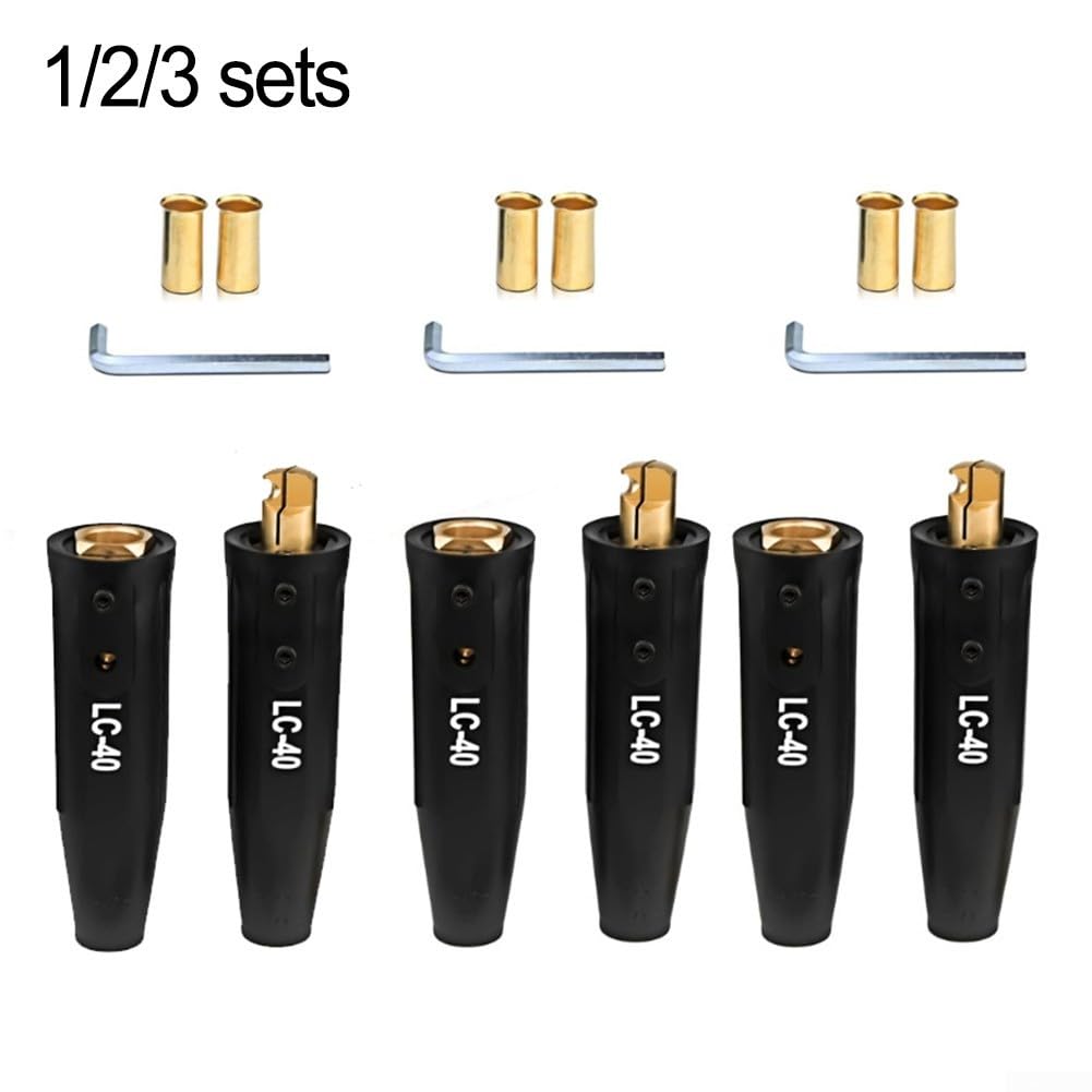 Conector de cable de soldadura 350 A para taller para conexión de cable de