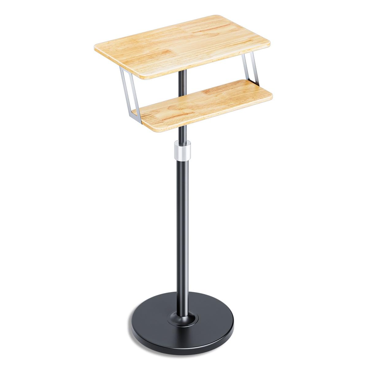 SDGcfgjW corner desks， Standing Laptop Holder Projector Stand Book for Reading In Bed,Adjustable Height 27.5 To 49 Inch