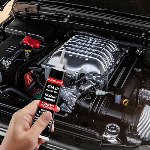 Cumnvulnt Dichtmasse Motor, 85g Dichtmasse kfz Stoßfest und Auslaufsicher, Hochtemperatur Silikon Dichtmasse, Zylinderkopfdichtung Dichtmittel, Motordichtmasse für die Reparatur Kfz-Motorradmaschinen