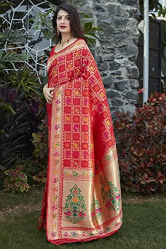 Image of Flosive Women's Banarasi Silk Saree