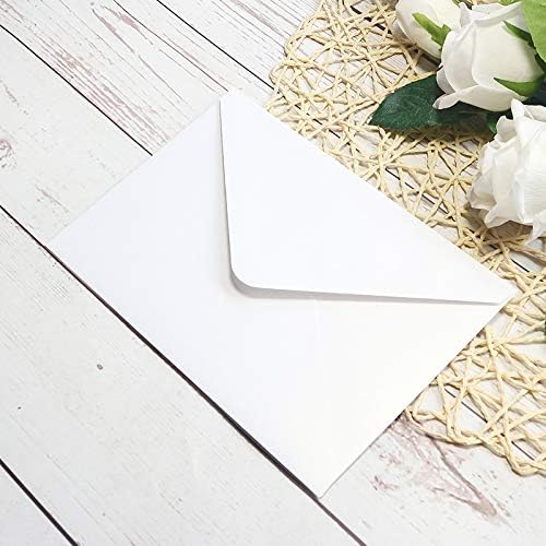 Miniatura 5 de 25 sobres de color blanco perla A7 de 5.35 x 7.7 pulgadas, perfectos para bodas de 5 x 7, tarjetas de invitación, felicitación de cumpleaños